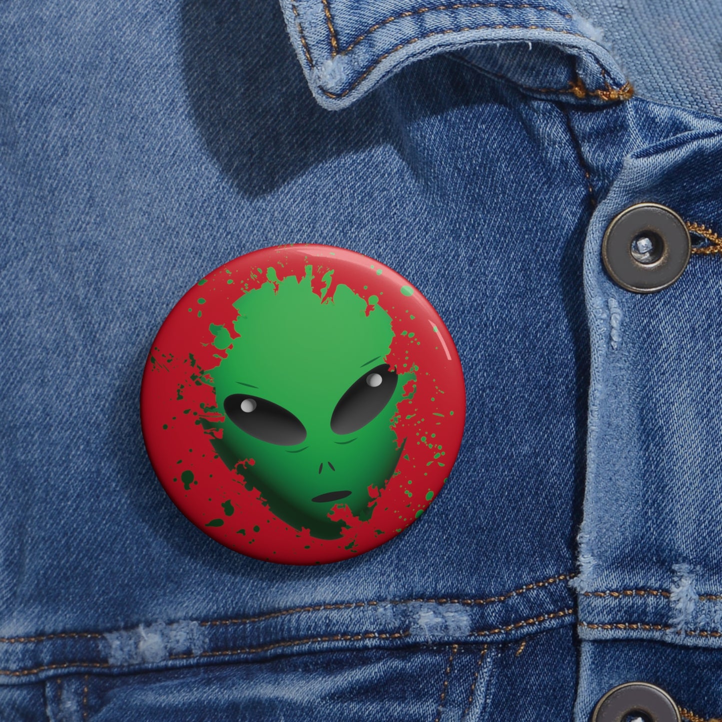 Alien Pin Buttons