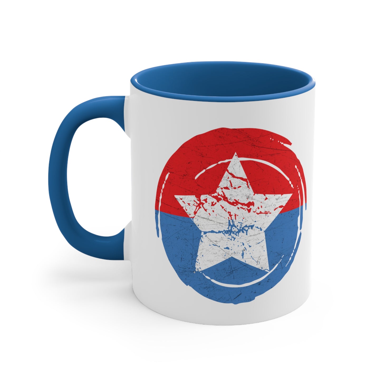 Flag Star Coffee Mug, 11oz