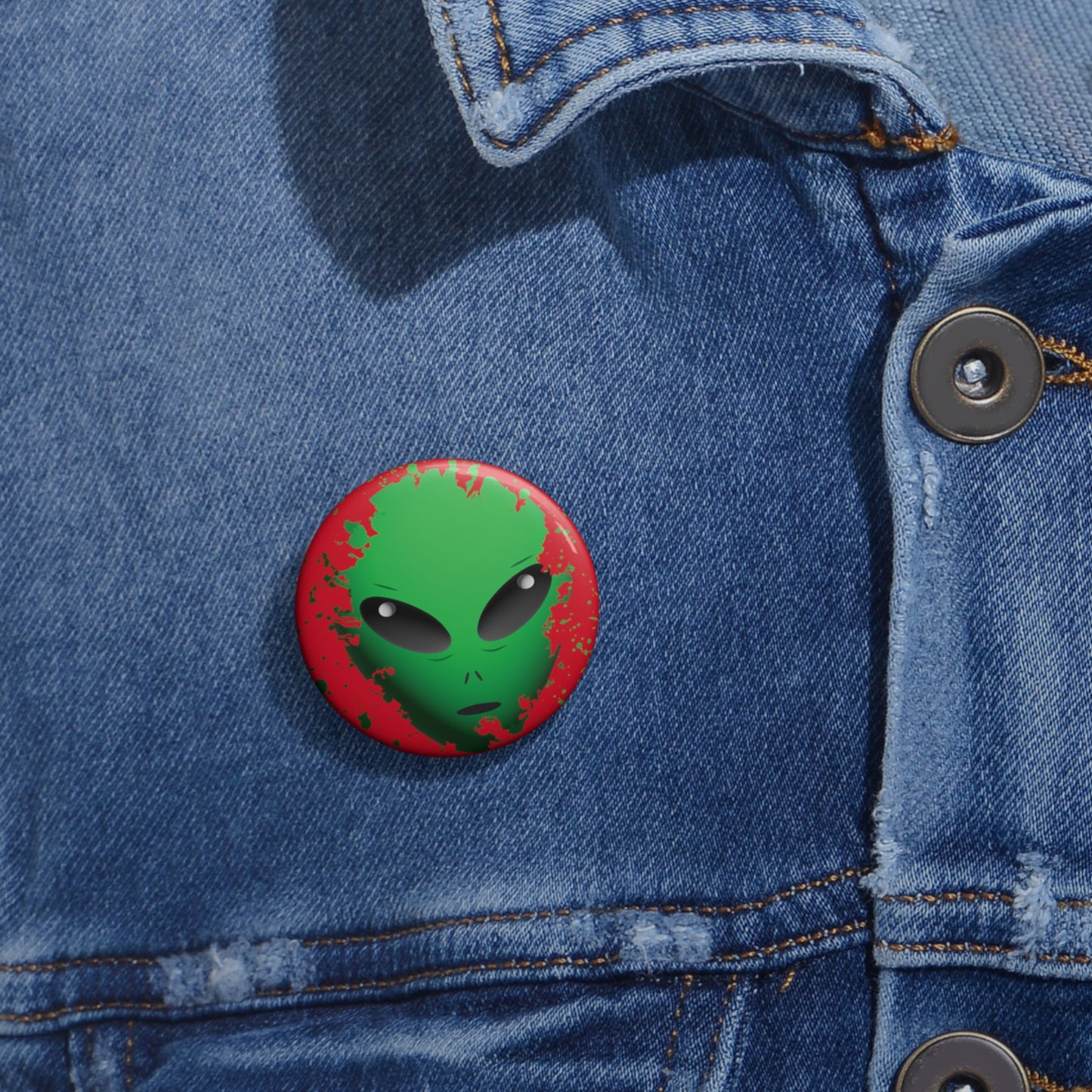 Alien Pin Buttons