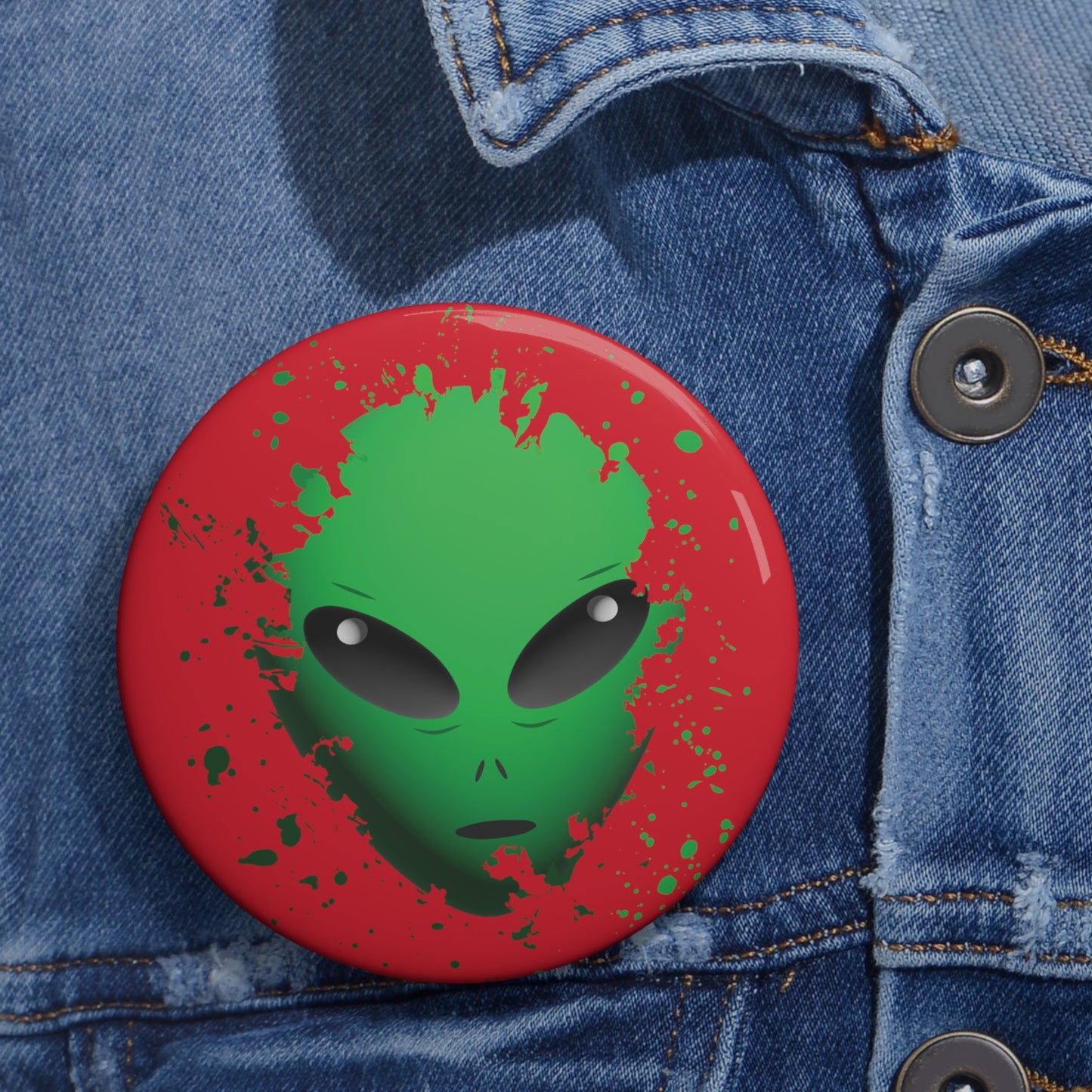 Alien Pin Buttons