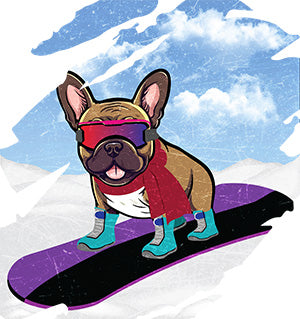 Snowboard Dog Tee